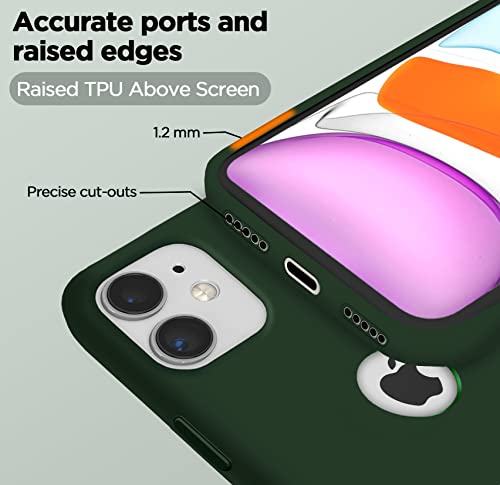Pikkme Back Cover | Full Camera Protection | Raised Edges | Super Soft Silicone | Bumper Case for iPhone 11 (Green) - Image 8