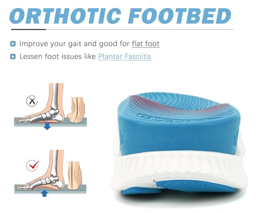 Image of KuaiLu Womens Orthopedic Recovery Walking Arch Support Sandals Cushion Foam