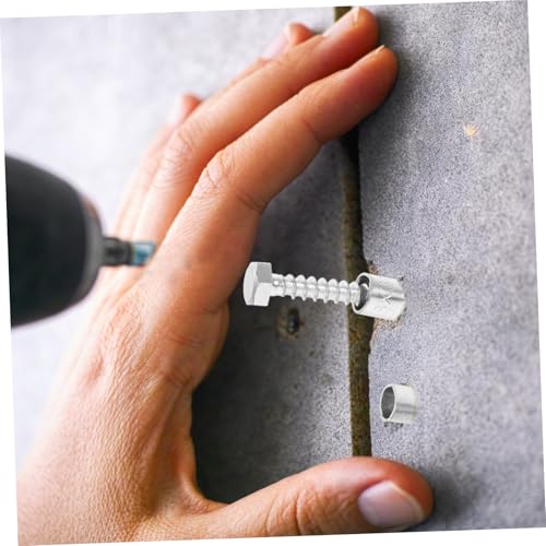 Veemoon DIY Pro-Grade 20pcs Drywall Anchor Kit Lag Shield Anchors Screws for Concrete Drywall Projects - Image 5