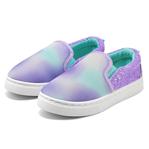 Image of K KomForme Boys & Girls Slip on Shoes, Toddler Canvas Walking Shoes | Lightweight, Comfortable