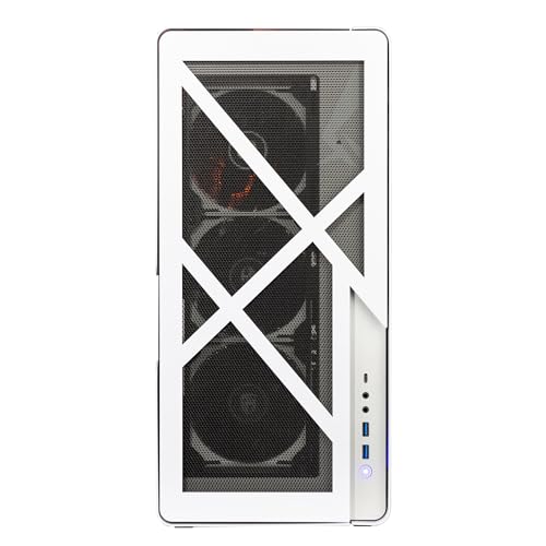 Image of Velztorm White Addux Open-Air Design Custom Gaming Desktop Liquid-Cooled (AMD Ryzen 9-5900X 12-Core, RTX 3060 Ti 8GB, 64GB DDR4, 2TB PCIe SSD, 360mm AIO, VR Ready, 750W PSU, WiFi-N, Win10H)