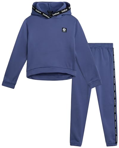 Sweat à capuche en polaire fille avec pantalon jogging coton