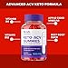 Biolyfe Keto + Gummies,BiolyfeKeto ACV Keto Supplement Gummies - Maximum Strength, Keto+ ACV Gummys, All Natural Support Formula Keto+ACV Advanced Formula, Biolyfe Keto Gummy Reviews (3 Pack)