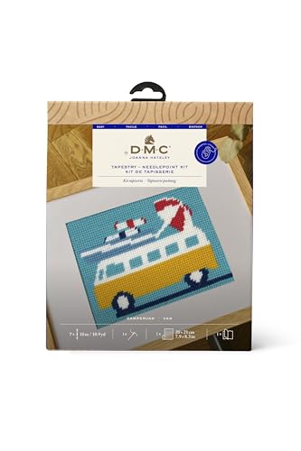 Kit de tapiz de autocaravana DMC para bordado de cañamazo y costura creativa