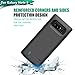 RUNSY Samsung Galaxy Note 8 Battery Case, 6500mAh Rechargeable Battery Charging/Charger Case with S-Pen Hole, Adds 1.4X Extra Juice, Charges 2 Devices Simultaneously (6.3 inch for Note 8)