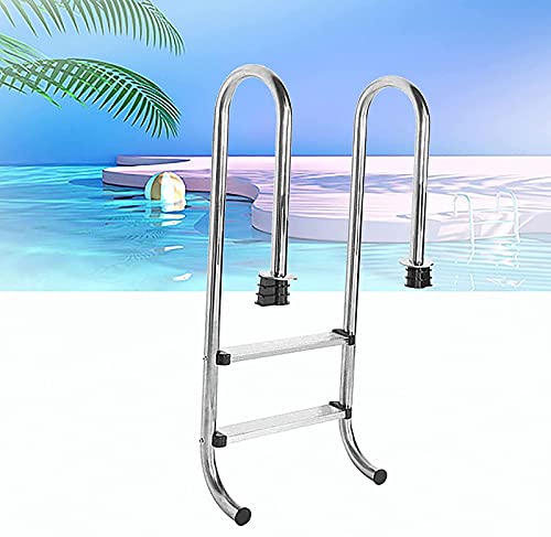 Escalera para piscina con 3 peldaños antideslizantes miniatura 1
