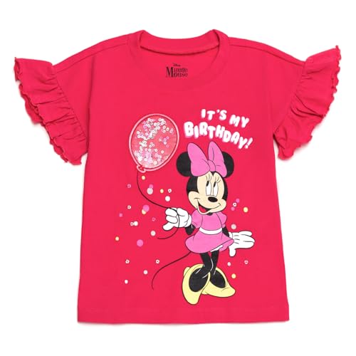 Image of Disney Girls Birthday T-Shirt Infant to Big Kid Sizes (18 Months - 14-16)