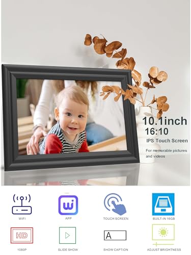 Digitalpictureframewifi101inchhd1280x800digitalphotoframetouchscreenipsdisplay16gbstorageautomaticrotationwithiosandandroidfreeappformomforgrandparentsgiftblack Urban Country Home Decor Digital picture frame wifi 101 inch hd 1280×800 digital photo frame touch screen ips display 16gb storage automatic rotation with ios and android free app for mom for grandparents gift black urban country home decor