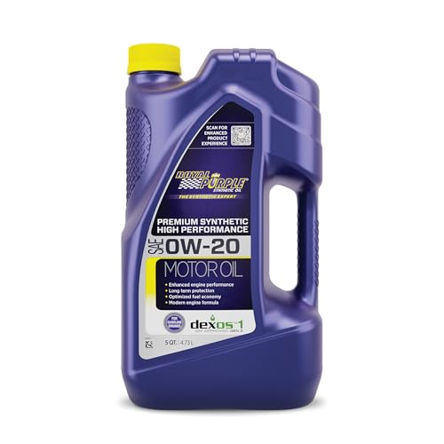 Aceite Sintético para Motor SAE 0W-20 Royal Purple 5 qt Pack 3 miniatura 1