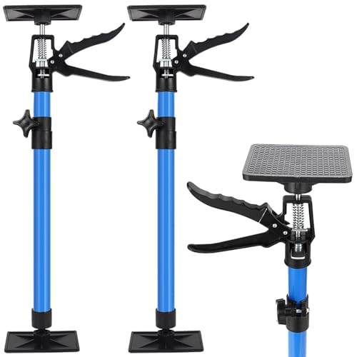 Image of 2 Pack Cabinet Jacks for Installing Cabinets, 11.8 inch to 23.5 inch Adjustable Support Pole, Third Hand Tools, Telescoping Support System for Cabinet Installation Drywall Cargo, Stable & Easy to Install