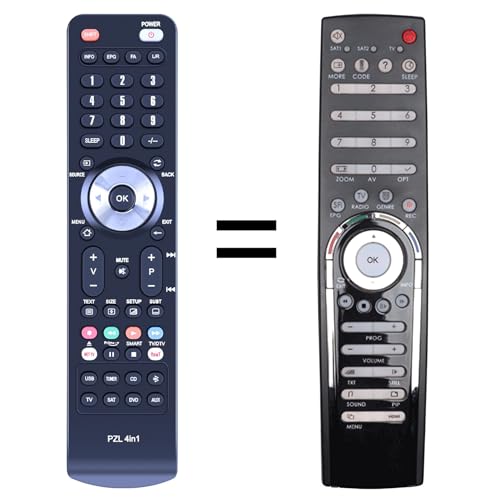 TRUCKON Neue Ersatzfernbedienung Kompatibel mit Technisat FBPVR335A/01 Digit HD8 + FBPVR335 DIGITHD8