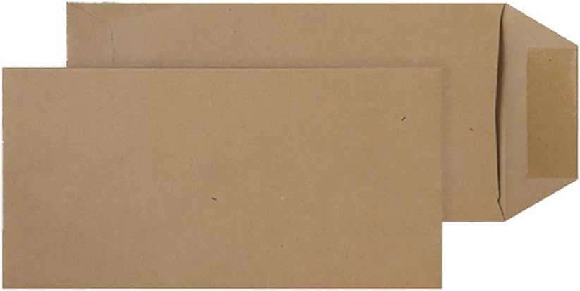 Purely Everyday DL+ 235 x 121 mm Pocket Gummed Envelope - Manilla (Pack of 1000)