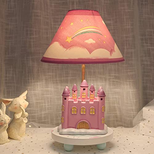 Lámpara de escritorio rosa E27 regulable de noche para dormitorio infantil