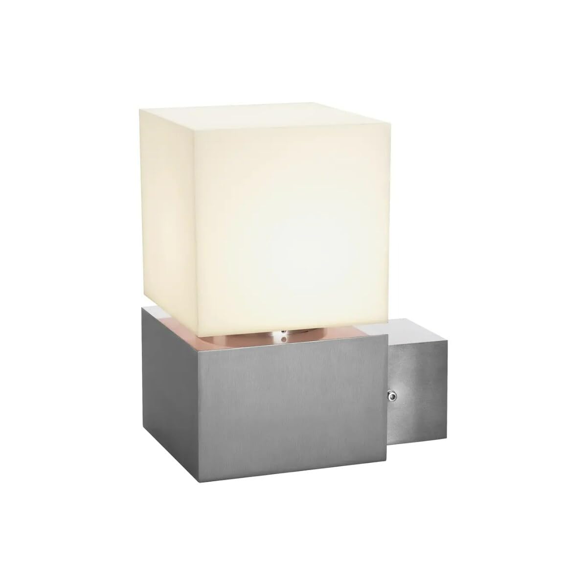 SLV LED Wandlampe SQUARE WL für die effektvolle Außenbeleuchtung von Hauseingang, Wänden, Wegen, Terrassen, Fassaden, Treppen | LED Wandleuchte, Aussenleuchte, Gartenlampe | E27, max. 20W,