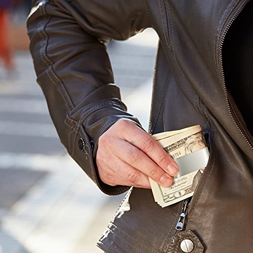 8 PCS Money Clips Stainless Steel Men's Money Clip Wallet Durable Slim Money Holder Stylish Metal Blank Card Holder Wallet4