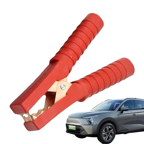 Abrazaderas de batería, pinzas de cocodrilo, pinzas de prueba eléctricas de cocodrilo, cargador de batería resistente, abrazaderas de cocodrilo aisladas para coche, barco, vehículo
