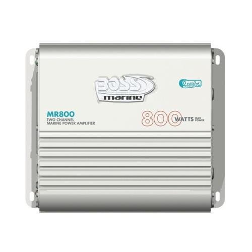 boss - mr800 - boss mr800 800w 2 ch marine rated amplifier amp 2 channel 800 watt