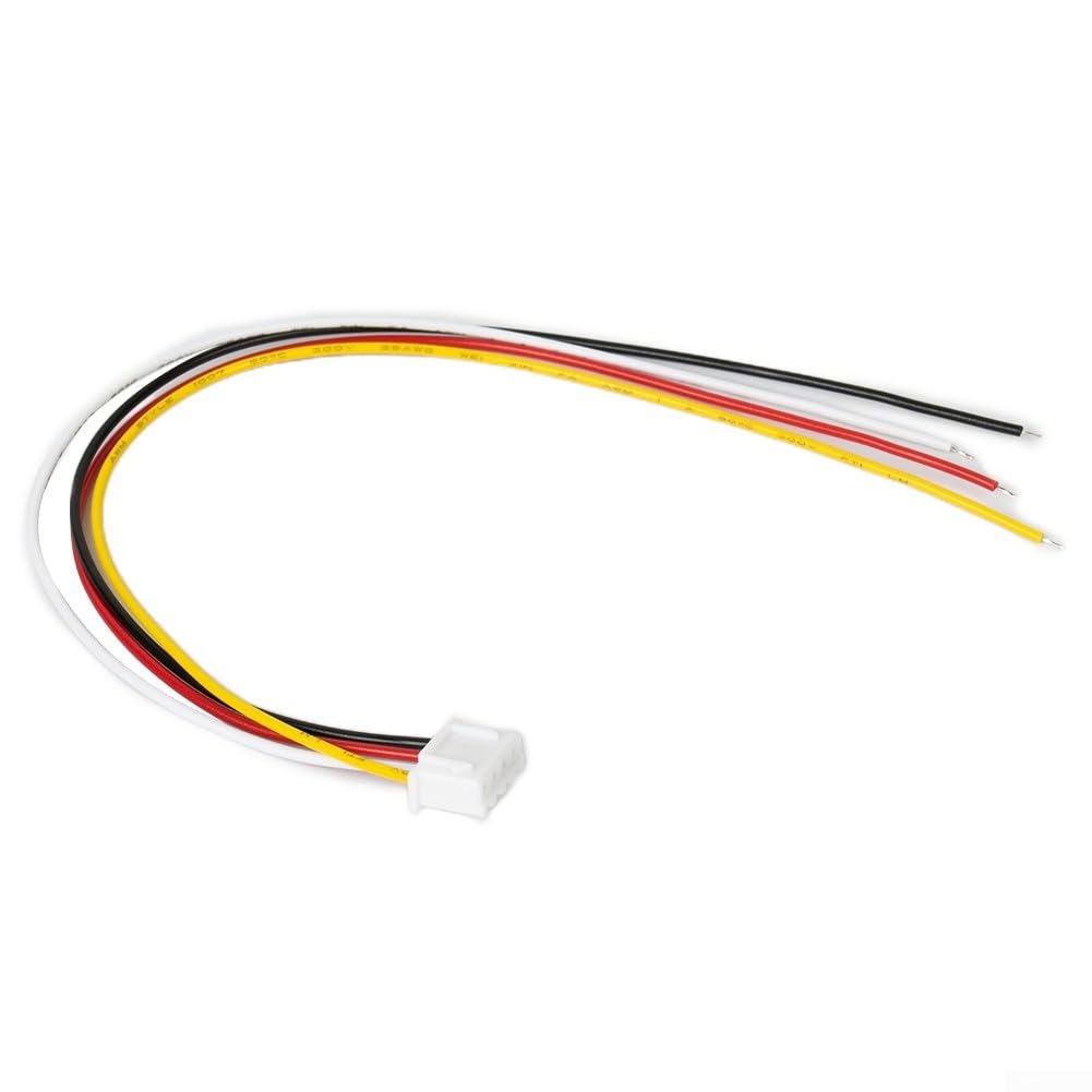Set di 10 connettori XH 2,54 mm per JST Style 2 3 4 pin maschio femmina con fili per progetti di montaggio su PCB (4 pin)