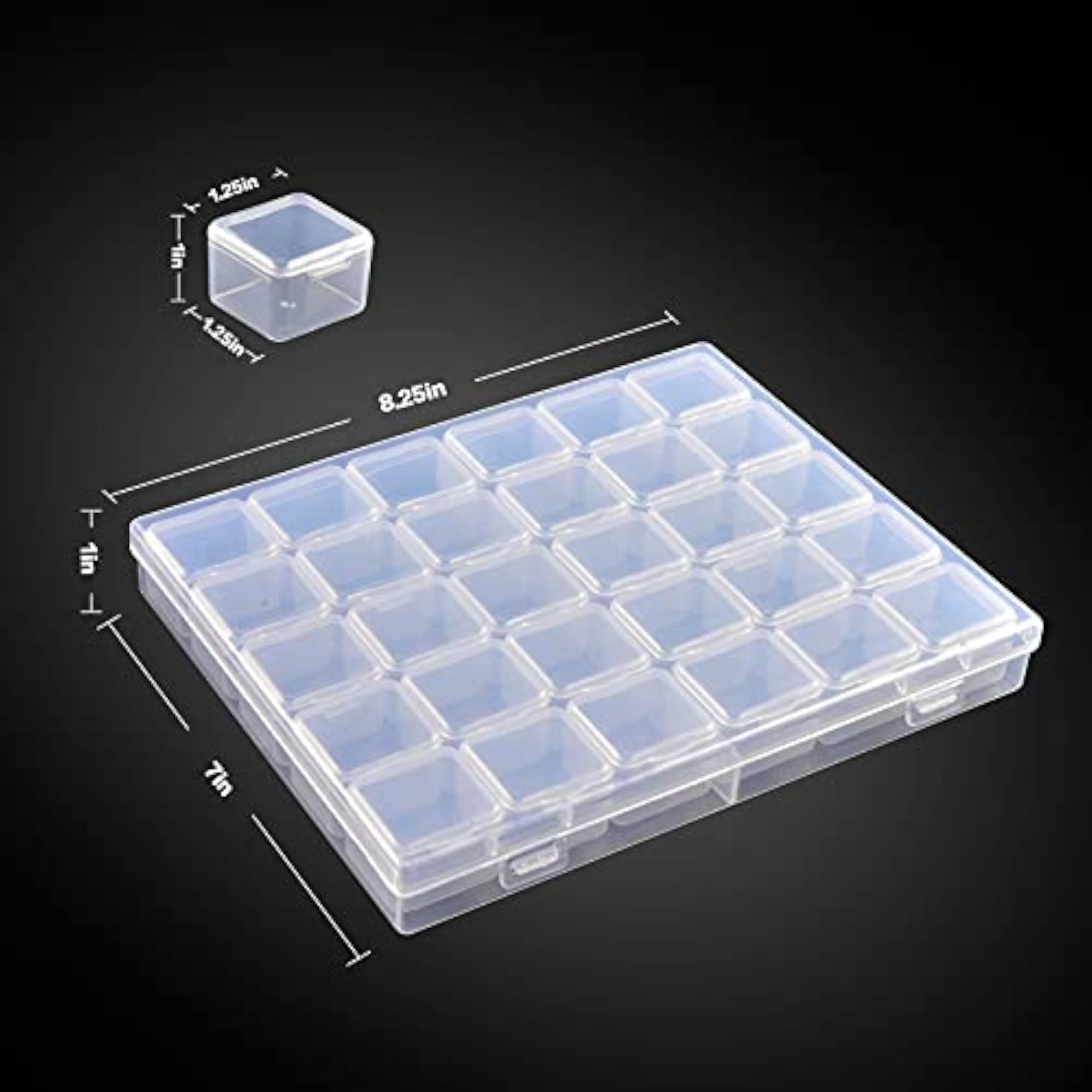 30 Grids Large Diamond Painting Storage Organizer Case for DIY Art Accessories