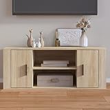 💟【Diseño moderno】Este robusto mueble para TV está diseñado para ser el centro de atención de tu estancia, gracias a su diseño moderno a la par que práctico. Puerta práctica: Mantén tus objetos esenciales libres de polvo al ocultarlos detrás de la puerta de este armario de medios.