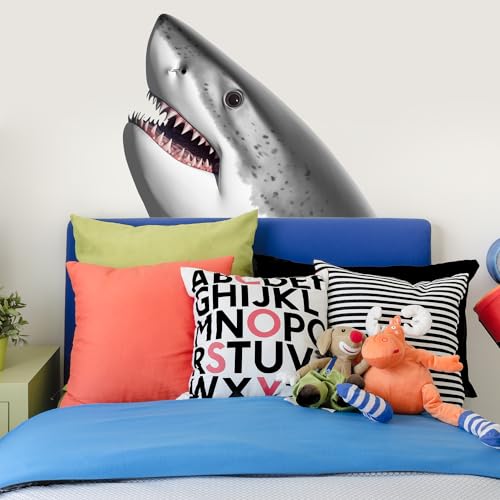 Vinilo Decorativo Cabeza de Tiburón para Pared miniatura 2