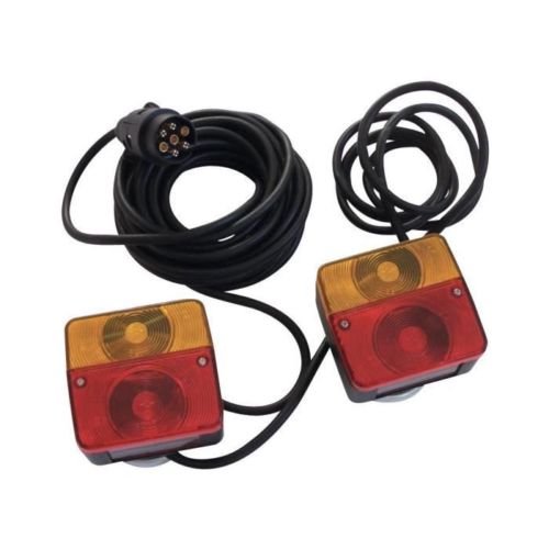Focos de remolque magn�ticos con cable de 7,50m y enchufe