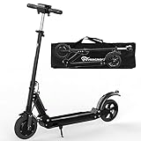 Patinete Eléctrico,Patinete Eléctrico Plegable con 3 Modos de Velocidades,hasta 30KM/H, Pantalla LCD,Batería de 7.5Ah,Carga Máxima 120 kg,Scooter para Adultos y Adolescentes (Negro-1)