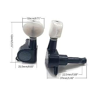Chevilles d’accordage de cordes de guitare entièrement fermées – Mécaniques de rechange pour guitares électriques acoustiques – Faciles à utiliser – Accessoires de guitare durables et faciles à - Les Beatles, Paul McCartney, John Lennon, RIngo Starr, George Harrison Chevilles d'accordage de cordes de guitare entièrement fermées - Mécaniques de rechange pour guitares électriques acoustiques - Faciles à utiliser - Accessoires de guitare durables et faciles à – Image 6