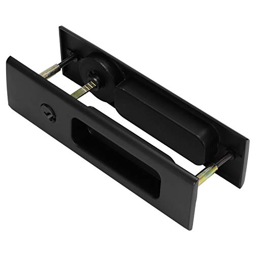 Conjunto de Fechadura de Porta Deslizante, Conjunto de Maçaneta de Fechadura de Porta Deslizante de