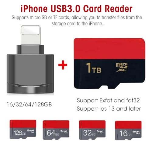 Verilux Micro SD Card Reader for iPhone, Silver - Image 3