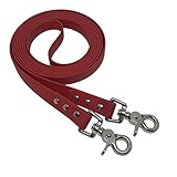 Material: BioThane BETA 19 mm Collar & Leash C&L RD522 - Riendas cerradas (19 mm, 2,25 m), color rojo