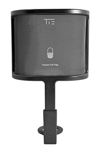 TIE Studio pluggable metal pop filter for microphone