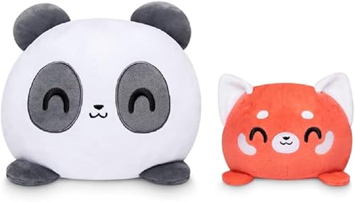 TeeTurtle - El peluche original reversible de panda, panda grande + panda rojo, lindos animales de peluche sensoriales que muestran tu estado de disponible en Yaxa Colombia