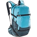 EVOC Herren Line Performance Rucksack, Heather Slate/Heather neon Blue, 57 x 27 x 18 cm, 28 Liter