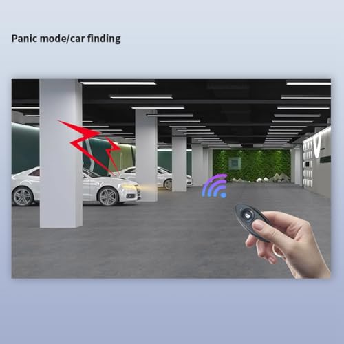 Alarma para Vehículos de 12 V CC kit de bricolaje de seguridad auto 2