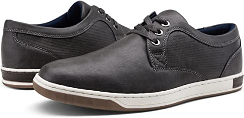 Image of Jousen Men's Fashion Sneakers Classic Retro Casual Shoes for Men Breathable Business Dress Sneaker