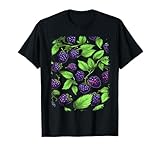 Botanical Blackberry Fruit Design Lover Veggies Men Women T-Shirt