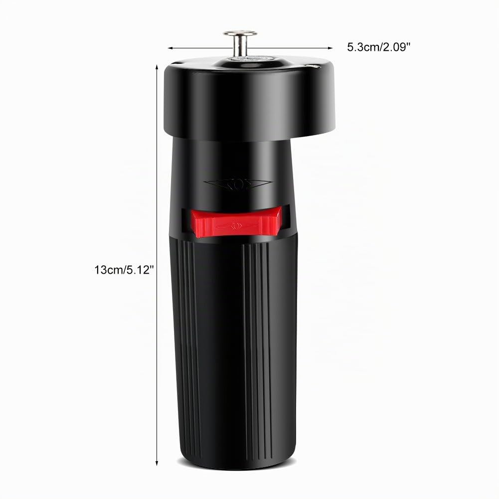 MAGT Moteur de Barbecue, Moteur Électrique Tourne Broche Rôtissoire Barbecue Alimenté par Batterie de Taille D CC 1,5 V (Couleur: Noir)