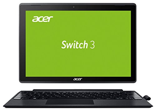 Acer Switch 3 SW312-31-P0US 31 cm (12,2 Zoll Full-HD) Convertible Notebook (Intel Pentium N4200 Quad-Core, 4GB RAM, 64GB eMMC, Intel HD, Win 10 S) alu-anthrazit