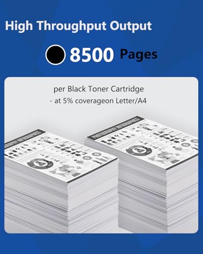 Image of B2360 M11XH High Yield Toner Cartridge Replacement for Dell B2360d /B2360dn /B3460dn /B3465dn /B3465dnf Laser Printers, 1-Pack, Black [8,500 Pages]