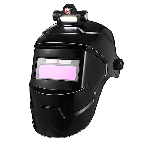 BELLIFFY Máscara Soldador Oscurecimiento Automático Máscara Soldador Montada En La Cabeza Casco Con Capucha Para Soldar Casco Soldadura Sombrerería Proteccion Páginas