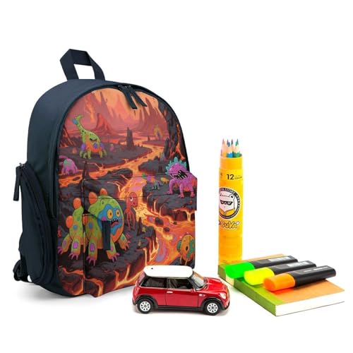 Lava World Mini Backpack Light Weight Small Travel Backpack Shopping Travel Daypack3