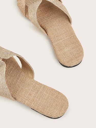 Verdusa Women's Cut Out Flat Sandals Open Toe Summer Sandals Slip On Slides4