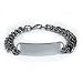 Custom Engraved ID Bracelet with. D-Style, Premium Series.