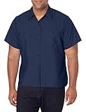 Red Kap Women's Standard Industrial Work Shirt, Navy, Medium