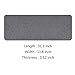 FireBee Extended Gaming Mouse Pad Non-Slip Desk Pad Protector Office Writing Mat Felt Base 0.12 Inch Thick (Gray)