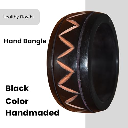 Image of Handmade Natural Wooden BangleHandmade Bracelet Vintage Simple Round Natural Wooden Bracelet Bangle for Women Jewelry.