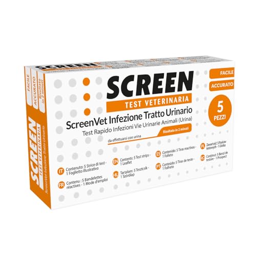 SCREENPHARMA ScreenVet Infezione Tratto Urinario 5 Pezzi