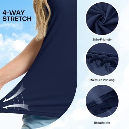 Image of Women's Polo Shirts Short Sleeve Quick Dry UPF 50+ Sun Protection Golf Tops