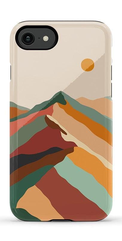 Casely iPhone SE (2020 & 2022) Case | Magic Mountain | Colorblock | Essential Slim Dual-Layer Protective Case Design